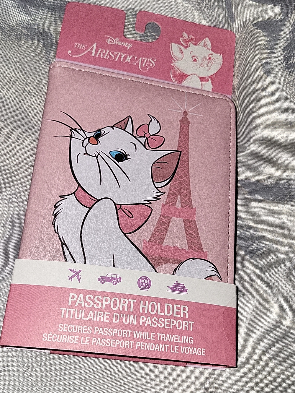 Disney Pink Marie The Aristocats Passport Holder Li